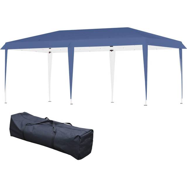 Outsunny Pop Up Gazebo 6m x 3m - Blue | TJ Hughes