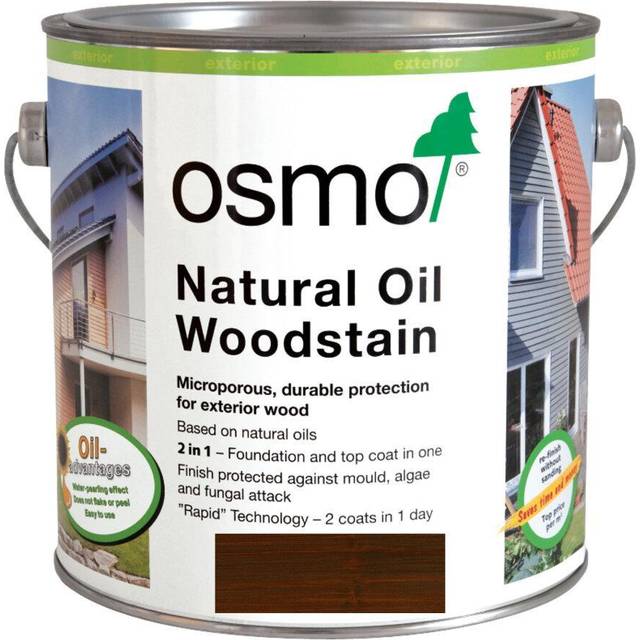 Natural Oil Woodstain - Teak - 2.5 Litre - Osmo