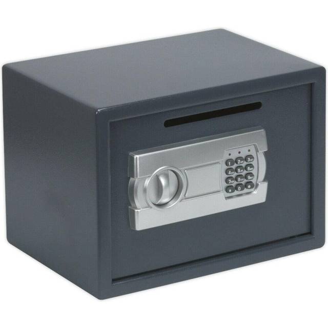 Electronic Combination Safe - 350 x 250 x 250mm - Cash Deposit Slot Wall Mounted