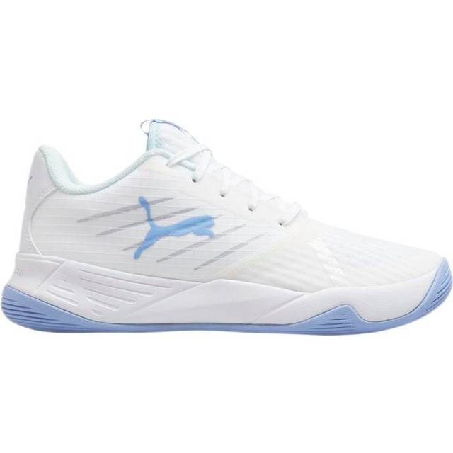 PUMA Unisex Accelerate Pro Ii W+ inomhussko, Puma vit nitro blå Elektro lila arktisk is, 38.5 EU