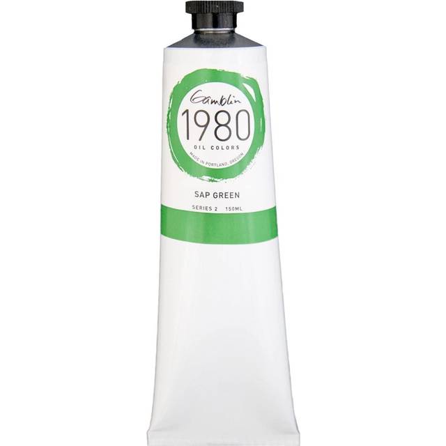 Gamblin : 1980 Oil Paint : 150ml : Sap Green