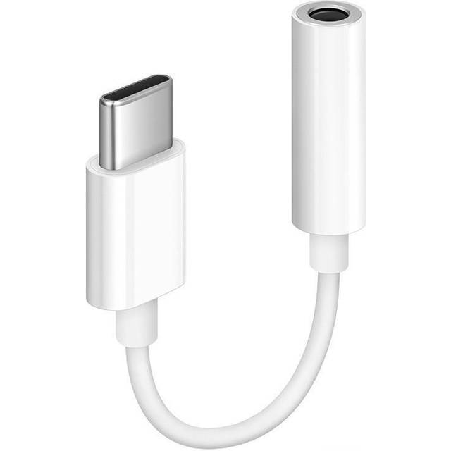SiGN USB-C till 3.5mm AUX Adapter - Vit