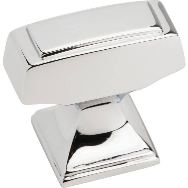 Amerock | Cabinet Knob | Polished Chrome | 1-1/4 inch (32 mm) Length | Mulholland | 1 Pack | Drawer Knob | Cabinet Hardware
