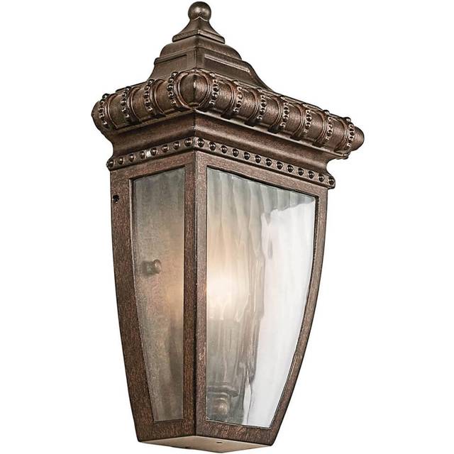 Kichler KL/VENETIAN7/S Venetian Rain Half Wall Lantern Brushed Bronze