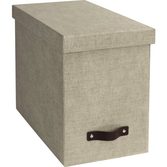 Silje - Tygbox - Beige - 35cm x 31cm x 25cm