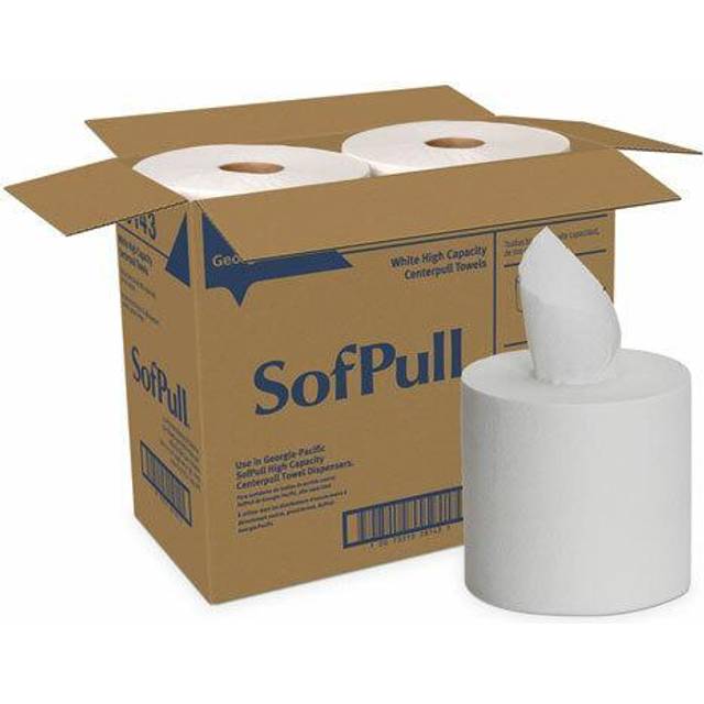 SofPull Junior Centerpull Premium Paper Towel by GP PRO  Georgia-Pacific   White  28125  8 Rolls Per Case