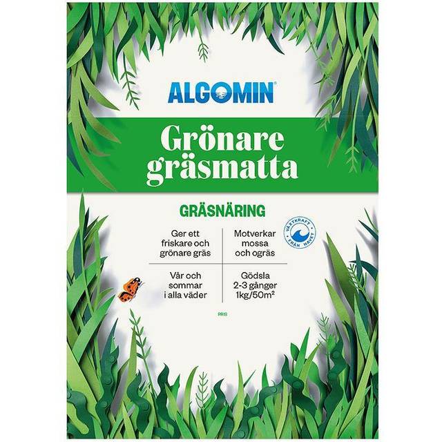 Algomin Grönare Gräsmatta Gräsnäring 13 kg