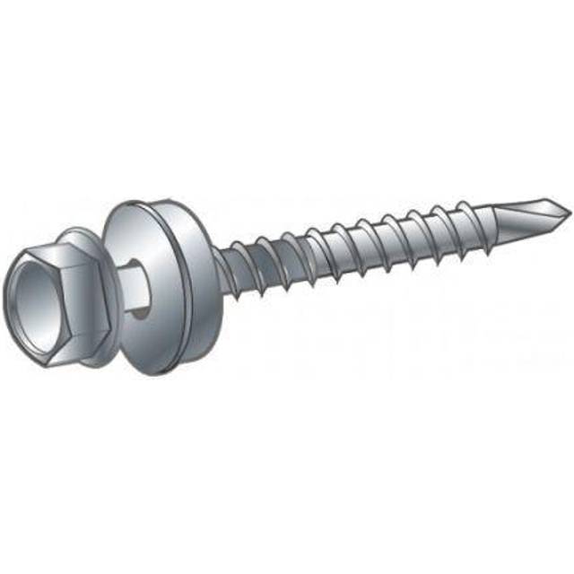 Farmarskruv Med Borrspets 4,8x20mm Silver 250st Essve