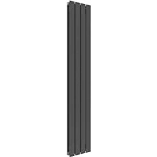 Elegant - 1800 x 452mm Anthracite Vertical Radiator Designer Double Flat Column Radiators Bathroom Flat Panel