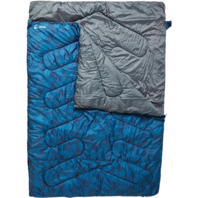 Gwent Double Sleeping Bag, Blue - One Size