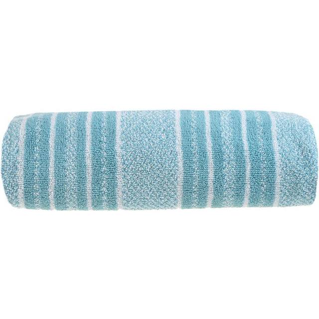 Allure Stripe Bath Sheet - Duck Egg, Blue