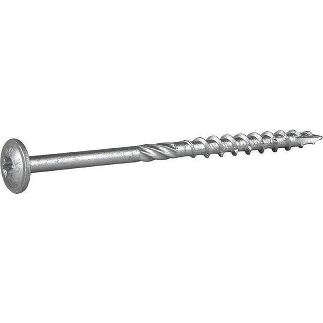 Konstruktionsskruv-W (WAF) Med Stort Huvud 6x100mm Corrseal C4 100st Essve