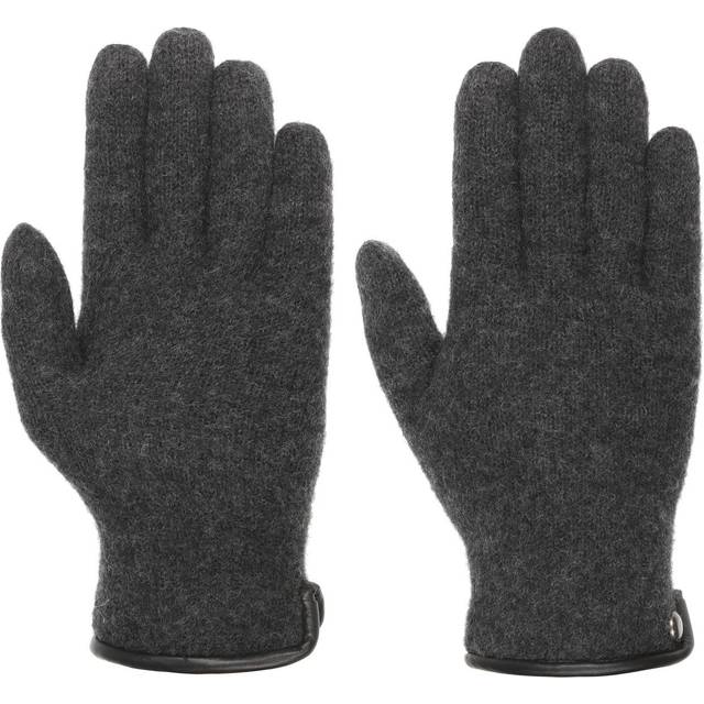 Roeckl Klassischer Walkhandschuh-handskar för kvinnor, Svart (Antracit 090), 6.5