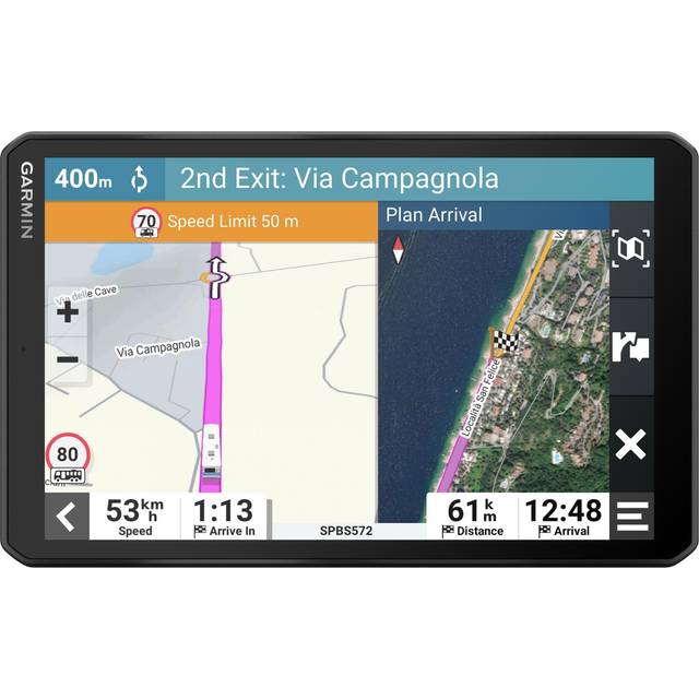 Garmin Camper 895 EU, GPS för husbil
