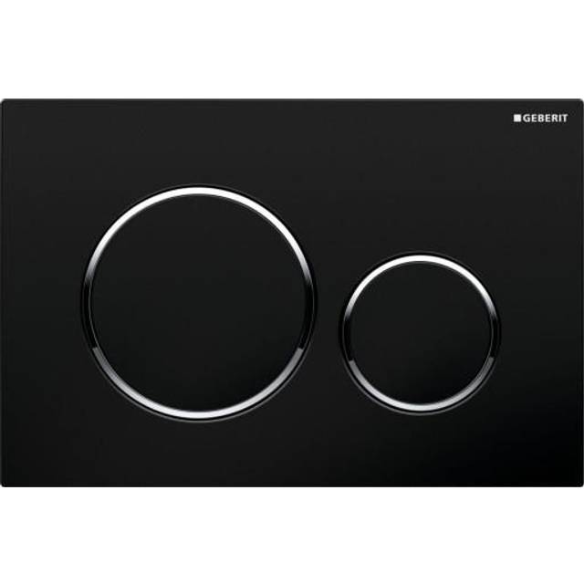 Geberit wc flush plate duofix sigma 20 black chrome (115.882.KM.1)
