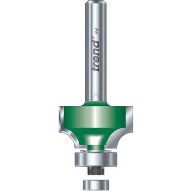 Trend C074 x 1/4 TC Round Over Two Flute Cutter 3.2 x 9.5mm
