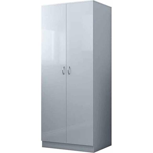 Chilton 2 Door Wardrobe - Grey Gloss