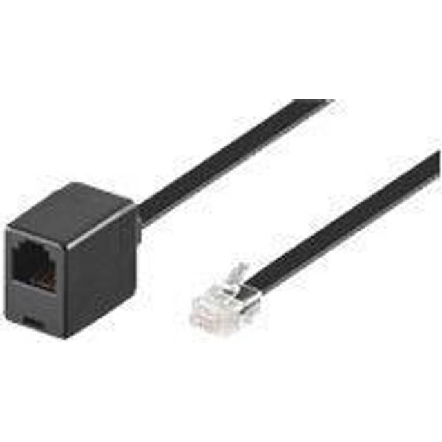MicroConnect Modular Telephone Extension Cable RJ12 3m