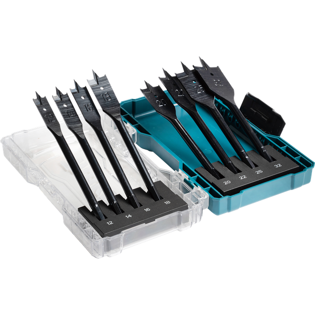 E-08698 8 Piece Flat Bit Set
