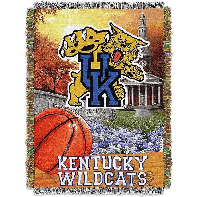 "Northwest NCAA Kentucky Wildcats Unisex-Adult Woven Tapestry Throw Blanket  48"""" x 60""""  Home Field Advantage"