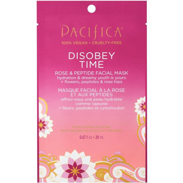 Disobey Time Facial Mask - Rose and Peptide by Pacifica for Unisex - 1 Pc Mask