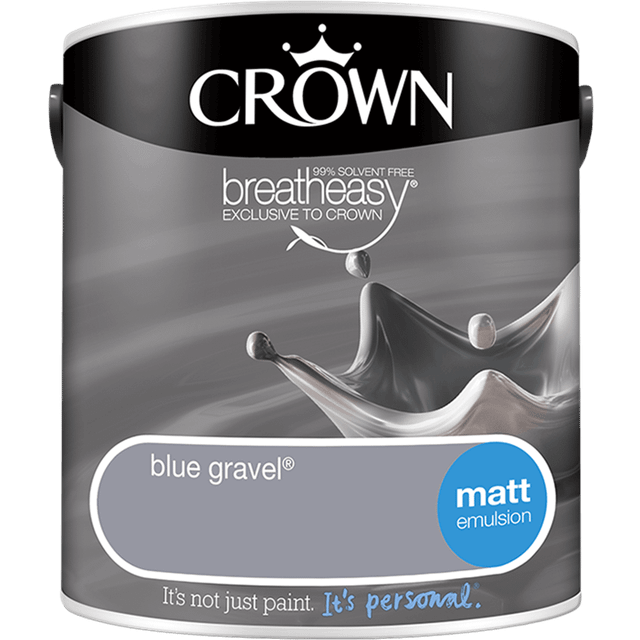 Crown Matt Emulsion Paint - Blue Gravel - 2.5L
