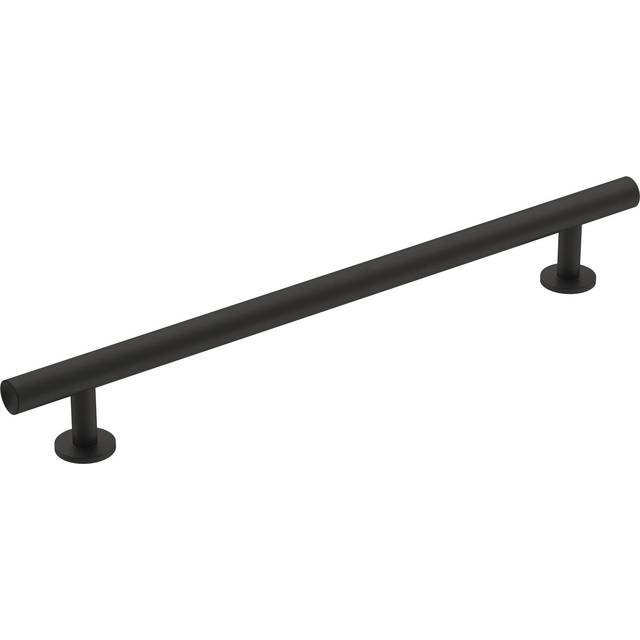Amerock | Cabinet Pull | Matte Black | 7-9/16 inch (192 mm) Center-to-Center | Radius | 1 Pack | Drawer Pull | Cabinet Handle | Cabinet Hardware