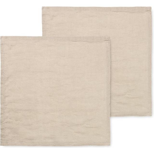 Ferm Living Ferm Living linneservetter 2-pack Natural - Beige