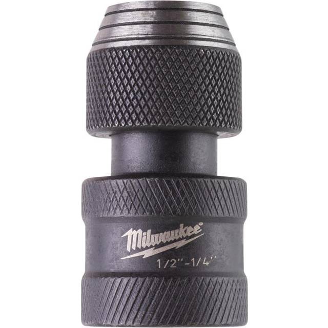 Milwaukee 4932471828 SHOCKWAVE Adaptor 1/2" Square Drive - 1/4" Hex Drive