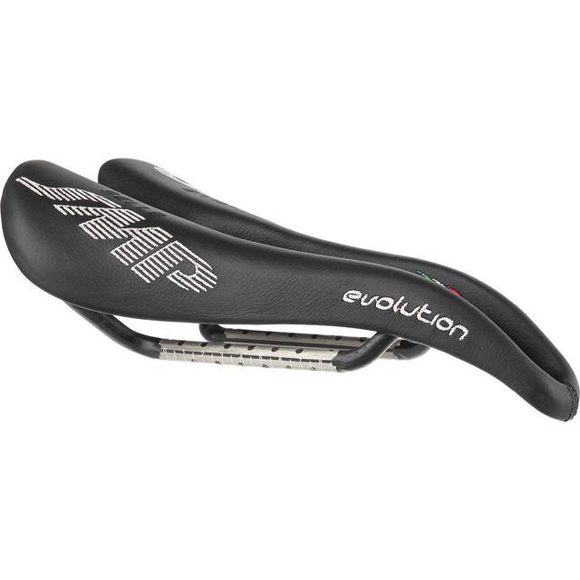 Selle SMP Evolution Kolfiber Sadel Svart, 129x266mm, Kolfiber rails, 190g