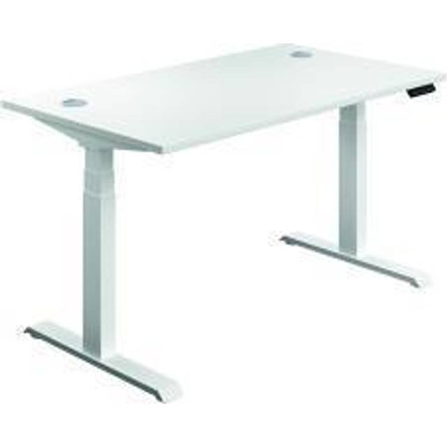 Economy Sit Stand Desk 1200 X 800 White-White