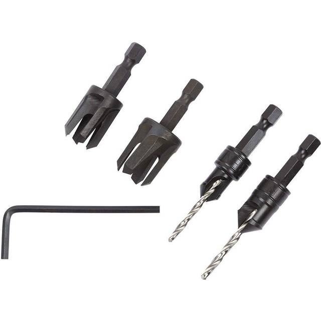 Allen Snappy Drill Countersink & Plug Cutter Set Each (5 Piece)