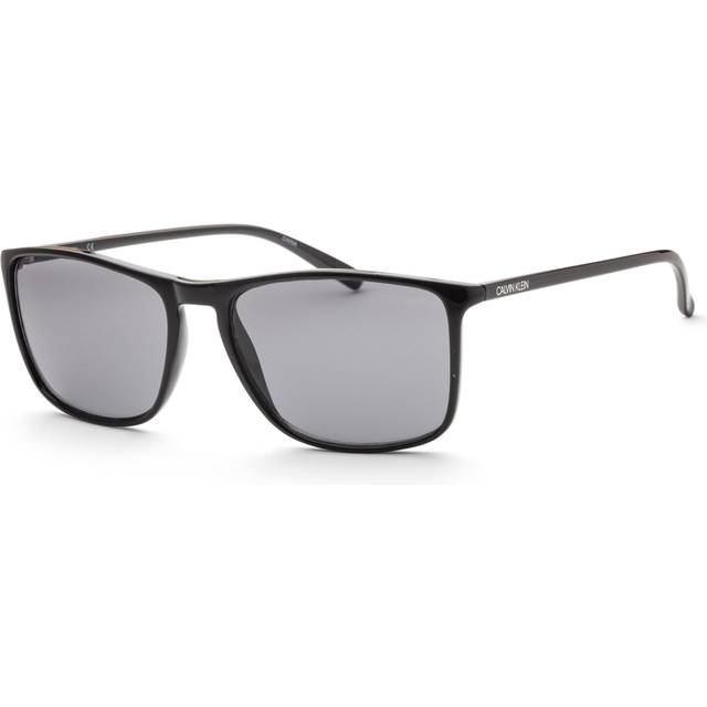 Calvin Klein Grey Rectangular Mens Sunglasses CK20524S 001 57 (Dimension: 6.0000x3.0000x1.0000 inches)