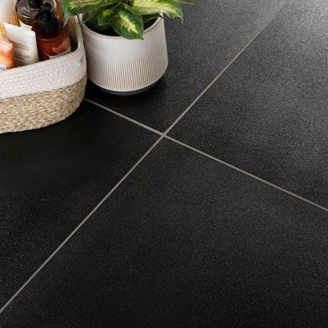 Amiata Sparkle Black Porcelain Wall & Floor Tiles 600 x 600mm
