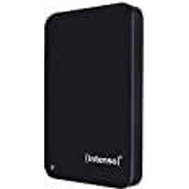 Intenso Memory Drive Portable Hard Drive 5 TB, bärbar extern hårddisk inkl. väska – 2,5 tum, 5 400 rpm, 8 MB cache, USB 3.0 svart