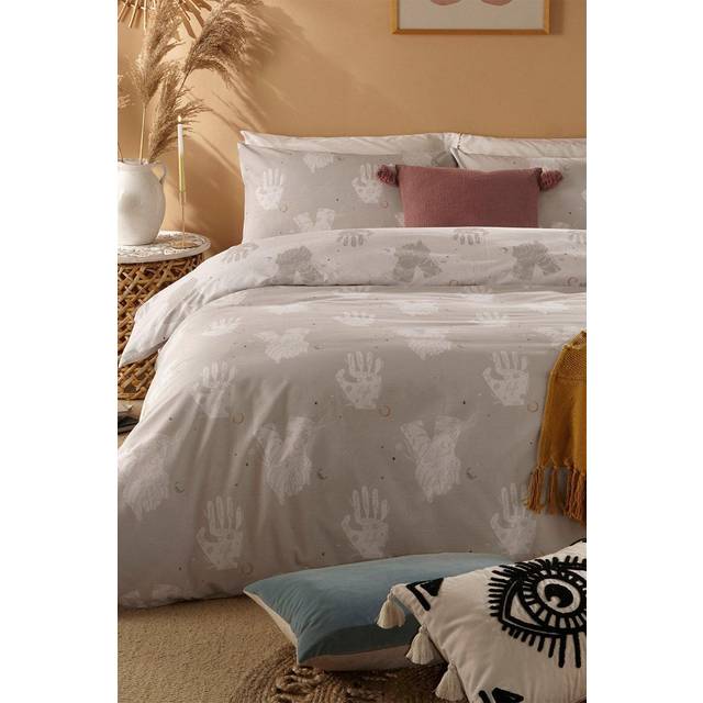 Furn Be Kind Abstract Duvet Cover Bedding Set Grey