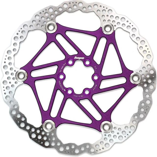 Hope Floating Rotor - Purple / 220mm / 6 Bolt