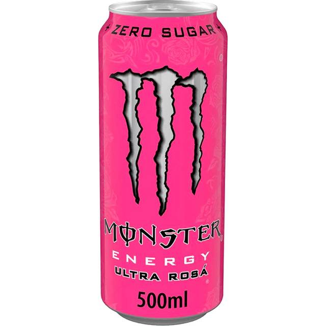 Monster Energy Ultra Rosá Zero Sugar Energidryck 50 cl