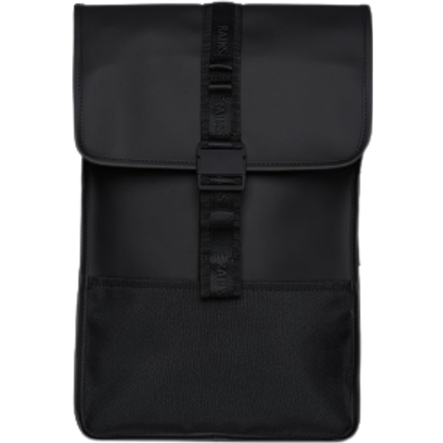 RAINS Black Trail Backpack - Black - UNI