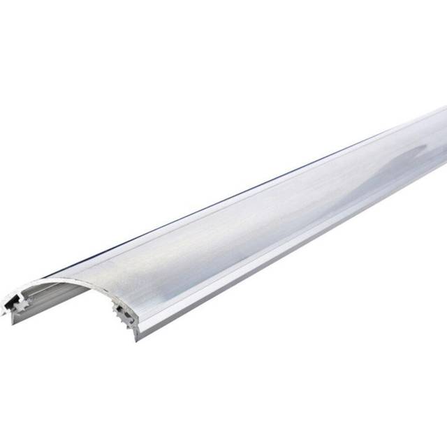 RIAS alu klem kip profil med gummiliste, 32,5-45° - 6000 mm