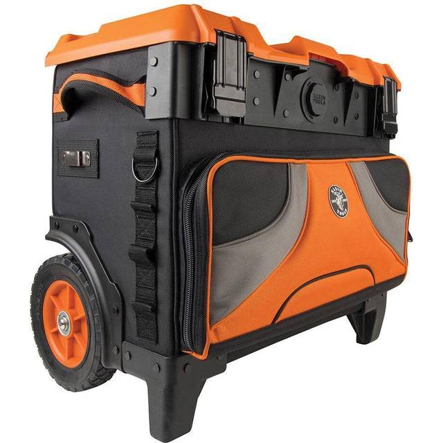 Klein Tools, Rolling Bag on Wheels with High Clearance, Portable Tool Box up to 250 Pounds 55473RTB