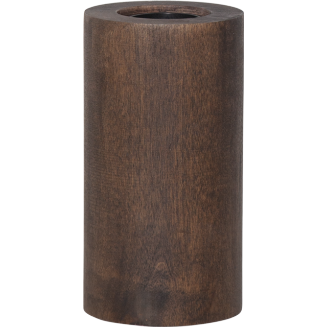 Bordslampa i trä E27 vit 15x8cm