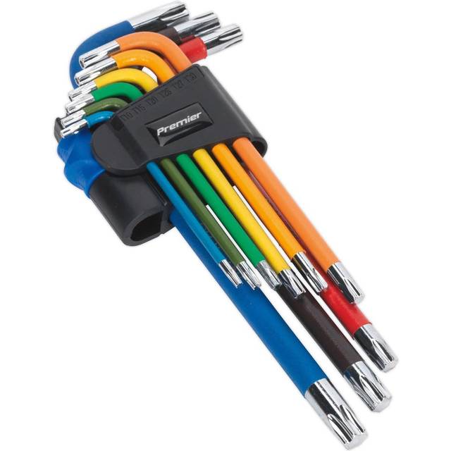 Sealey AK7193 TRX-Star* Key Set 9pc Colour-Coded Long