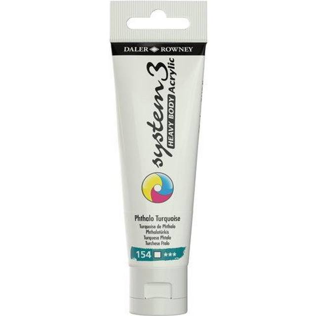 Daler Rowney System 3 Heavy Body Acrylic 59ml Phthalo Turquoise