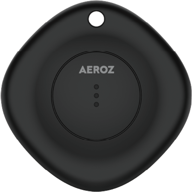 Aeroz tag-1000 black key finder for use with iphone - works with apple find my a
