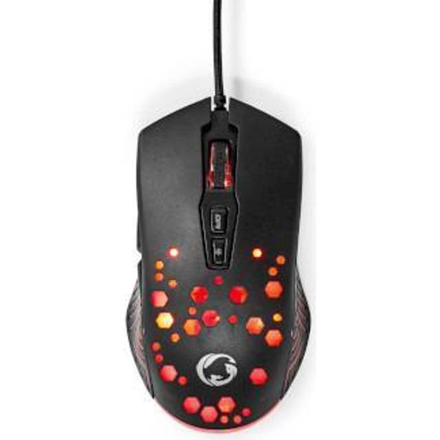 Nedis Gaming Mouse, trådbunden, RGB - Svart