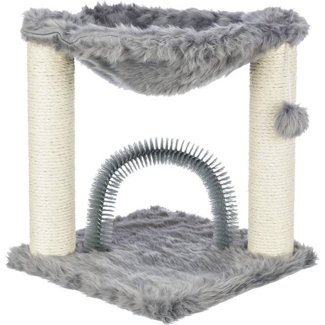 TRIXIE Skrappole Baza med borste, 50 cm, Grå