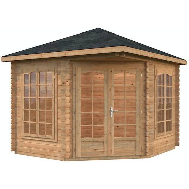 Palmako Melanie 6,8+8,3 m2 (Byggnadsarea ) - Bygga själv paviljong för trädgården - Magasinet Bygg