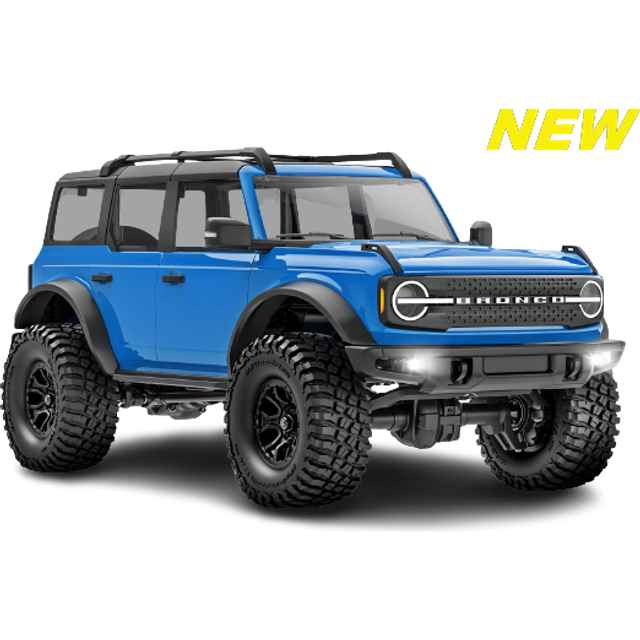 Traxxas TRX-4M Ford Bronco 1:18 4WD Electric Trail Crawler  Blue (+ TQ  ECM-2.5  Titan 87T  750mAh LiPo  USB Charger  Clipless Body) TRX97074-1-BLUE