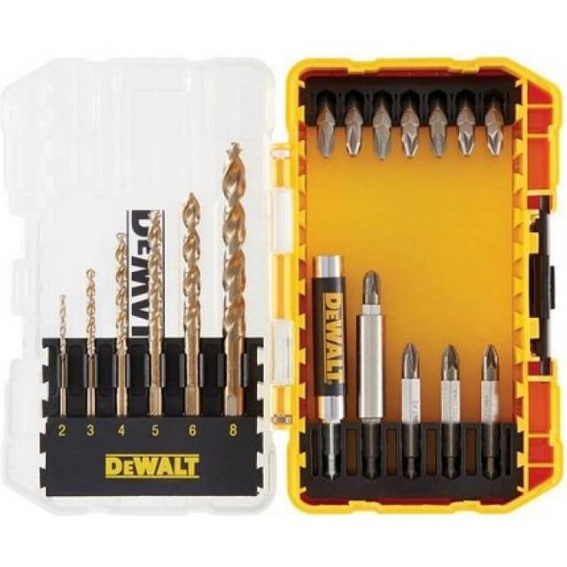 DeWalt 19 Piece Extreme 2 Metal Drill and Screwdriver Bit Set in Tough Case